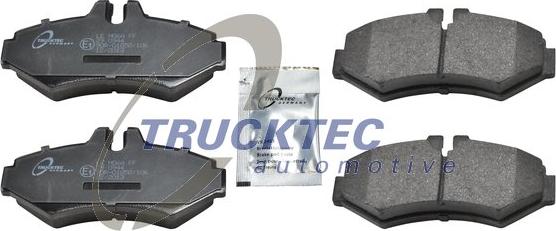 Trucktec Automotive 02.35.086 - Bremžu uzliku kompl., Disku bremzes www.autospares.lv