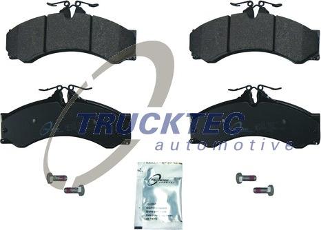 Trucktec Automotive 02.35.083 - Тормозные колодки, дисковые, комплект www.autospares.lv