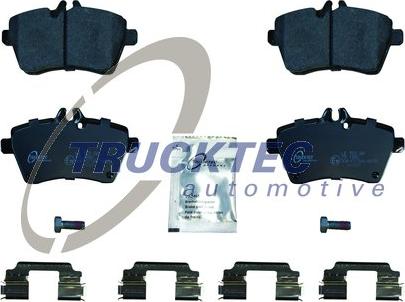 Trucktec Automotive 02.35.148 - Bremžu uzliku kompl., Disku bremzes www.autospares.lv