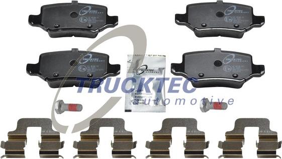 Trucktec Automotive 02.35.147 - Bremžu uzliku kompl., Disku bremzes www.autospares.lv