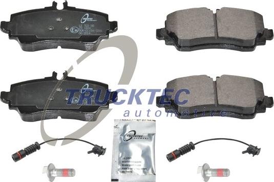 Trucktec Automotive 02.35.151 - Bremžu uzliku kompl., Disku bremzes autospares.lv