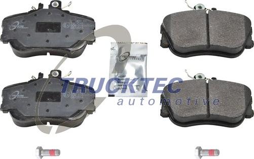 Trucktec Automotive 02.35.104 - Bremžu uzliku kompl., Disku bremzes www.autospares.lv