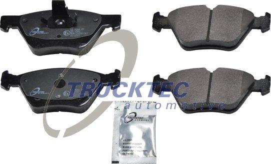 Trucktec Automotive 02.35.105 - Bremžu uzliku kompl., Disku bremzes www.autospares.lv