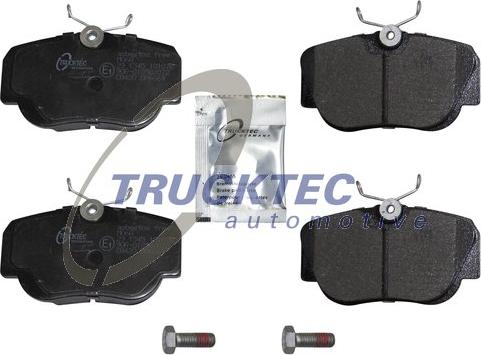 Trucktec Automotive 02.35.101 - Brake Pad Set, disc brake www.autospares.lv