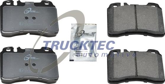 Trucktec Automotive 02.35.102 - Bremžu uzliku kompl., Disku bremzes www.autospares.lv