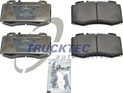 Trucktec Automotive 02.35.116 - Bremžu uzliku kompl., Disku bremzes www.autospares.lv