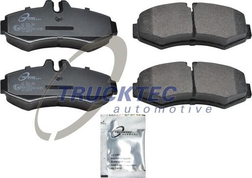 Trucktec Automotive 02.35.117 - Bremžu uzliku kompl., Disku bremzes www.autospares.lv