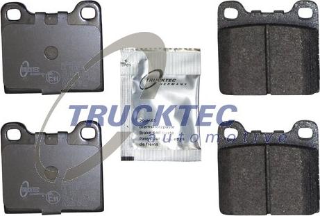 Trucktec Automotive 02.35.131 - Bremžu uzliku kompl., Disku bremzes www.autospares.lv