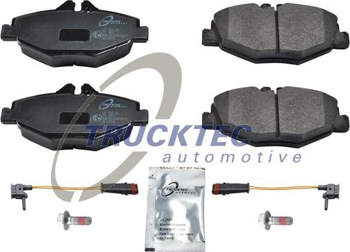 Trucktec Automotive 02.35.125 - Bremžu uzliku kompl., Disku bremzes autospares.lv