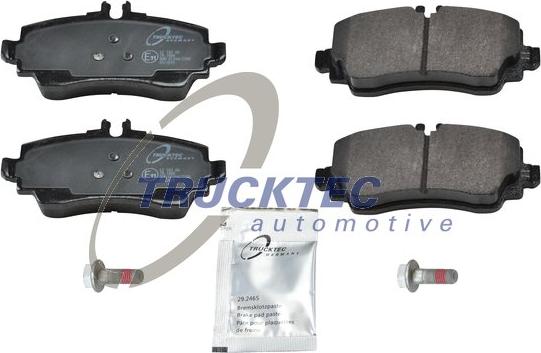 Trucktec Automotive 02.35.121 - Bremžu uzliku kompl., Disku bremzes autospares.lv