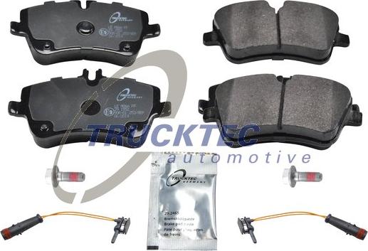 Trucktec Automotive 02.35.127 - Bremžu uzliku kompl., Disku bremzes www.autospares.lv