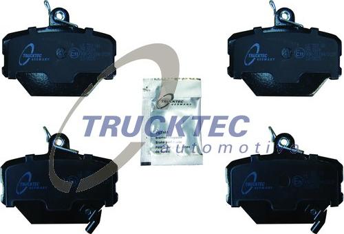 Trucktec Automotive 02.35.246 - Тормозные колодки, дисковые, комплект www.autospares.lv