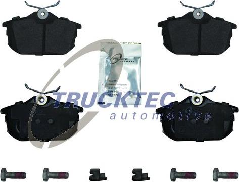 Trucktec Automotive 02.35.248 - Brake Pad Set, disc brake www.autospares.lv