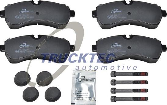 Trucktec Automotive 02.35.201 - Bremžu uzliku kompl., Disku bremzes autospares.lv