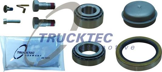 Trucktec Automotive 02.31.095 - Wheel hub, bearing Kit www.autospares.lv