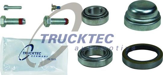 Trucktec Automotive 02.31.077 - Подшипник ступицы колеса, комплект www.autospares.lv