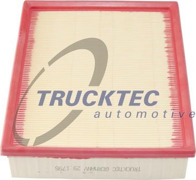 Trucktec Automotive 07.14.018 - Air Filter, engine www.autospares.lv