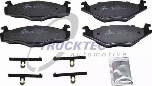 Trucktec Automotive 07.35.101 - Brake Pad Set, disc brake www.autospares.lv