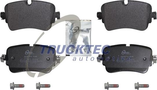 Trucktec Automotive 07.35.315 - Bremžu uzliku kompl., Disku bremzes www.autospares.lv