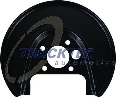 Trucktec Automotive 07.35.296 - Dubļu sargs, Bremžu disks www.autospares.lv