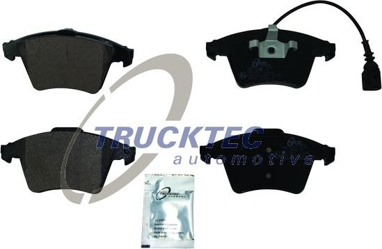 Trucktec Automotive 07.35.248 - Bremžu uzliku kompl., Disku bremzes www.autospares.lv