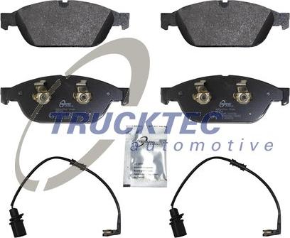 Trucktec Automotive 07.35.259 - Bremžu uzliku kompl., Disku bremzes www.autospares.lv