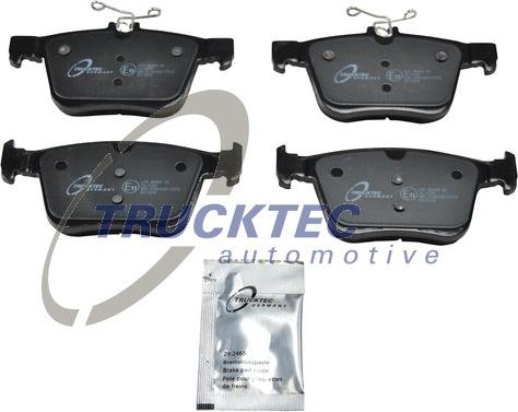 Trucktec Automotive 07.35.262 - Bremžu uzliku kompl., Disku bremzes www.autospares.lv