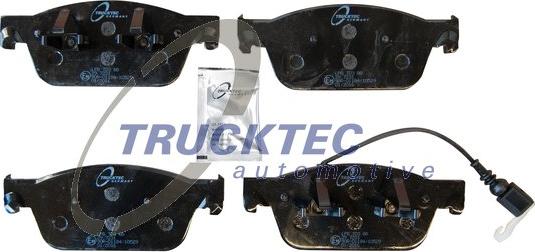 Trucktec Automotive 07.35.267 - Bremžu uzliku kompl., Disku bremzes www.autospares.lv