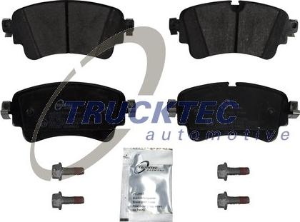 Trucktec Automotive 07.35.285 - Bremžu uzliku kompl., Disku bremzes www.autospares.lv