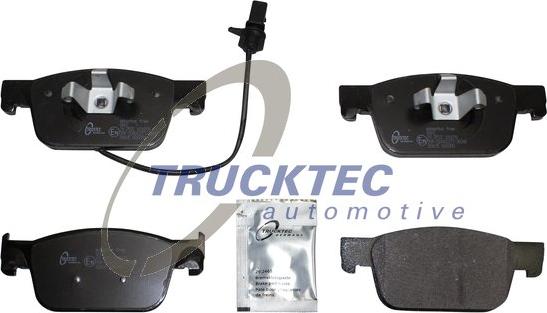 Trucktec Automotive 07.35.286 - Bremžu uzliku kompl., Disku bremzes www.autospares.lv