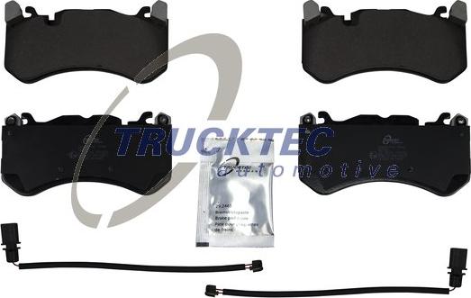 Trucktec Automotive 07.35.288 - Bremžu uzliku kompl., Disku bremzes www.autospares.lv