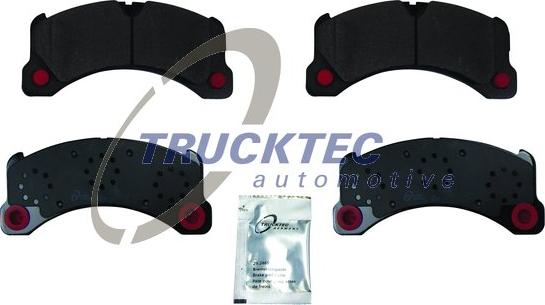 Trucktec Automotive 07.35.282 - Bremžu uzliku kompl., Disku bremzes www.autospares.lv