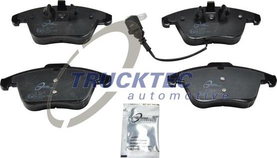 Trucktec Automotive 07.35.235 - Тормозные колодки, дисковые, комплект www.autospares.lv