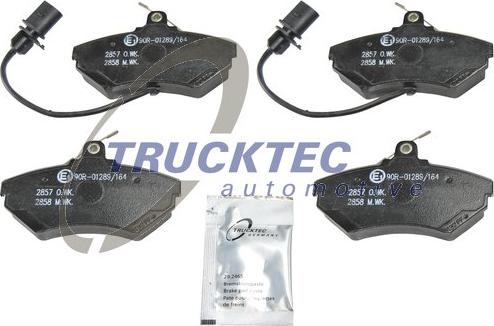 Trucktec Automotive 07.35.229 - Тормозные колодки, дисковые, комплект www.autospares.lv