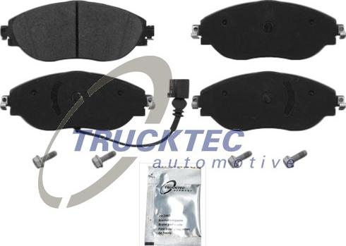 Trucktec Automotive 07.35.221 - Bremžu uzliku kompl., Disku bremzes www.autospares.lv