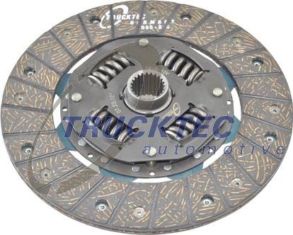 Trucktec Automotive 07.23.121 - Clutch Disc www.autospares.lv