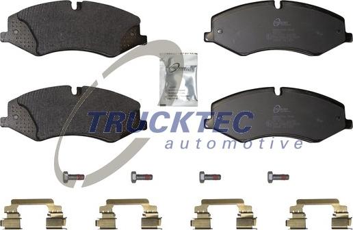 Trucktec Automotive 22.35.117 - Brake Pad Set, disc brake www.autospares.lv