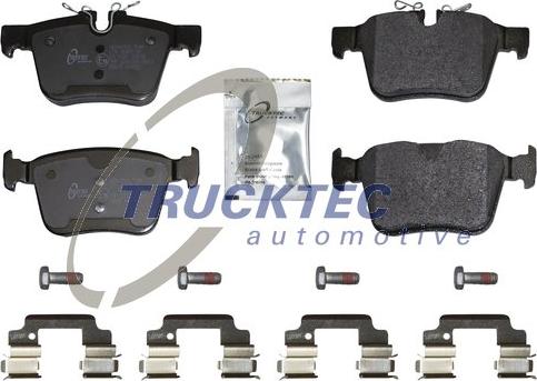 Trucktec Automotive 22.35.125 - Bremžu uzliku kompl., Disku bremzes www.autospares.lv