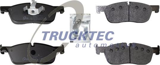 Trucktec Automotive 22.35.126 - Bremžu uzliku kompl., Disku bremzes www.autospares.lv