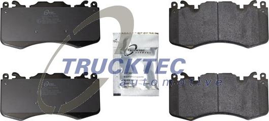 Trucktec Automotive 22.35.123 - Bremžu uzliku kompl., Disku bremzes www.autospares.lv