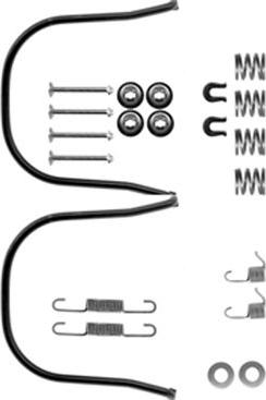 Trusting 909.0 - Piederumu komplekts, Bremžu loki autospares.lv