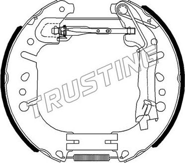 Trusting 649.0 - Bremžu loku komplekts www.autospares.lv