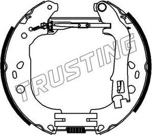 Trusting 6447 - Bremžu loku komplekts autospares.lv