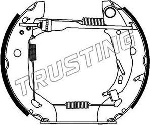 Trusting 645.0 - Bremžu loku komplekts www.autospares.lv