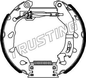 Trusting 646.0 - Bremžu loku komplekts autospares.lv