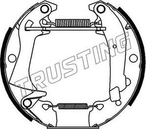 Trusting 641.0 - Bremžu loku komplekts autospares.lv