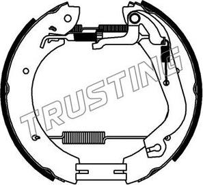 Trusting 6434 - Brake Shoe Set www.autospares.lv