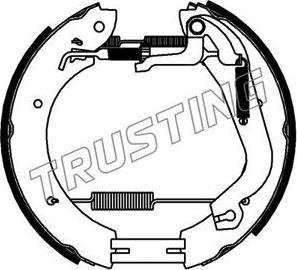 Trusting 6435 - Bremžu loku komplekts www.autospares.lv