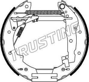 Trusting 6097 - Bremžu loku komplekts autospares.lv