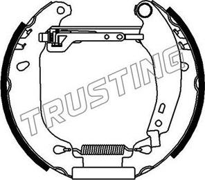 Trusting 6056 - Bremžu loku komplekts www.autospares.lv